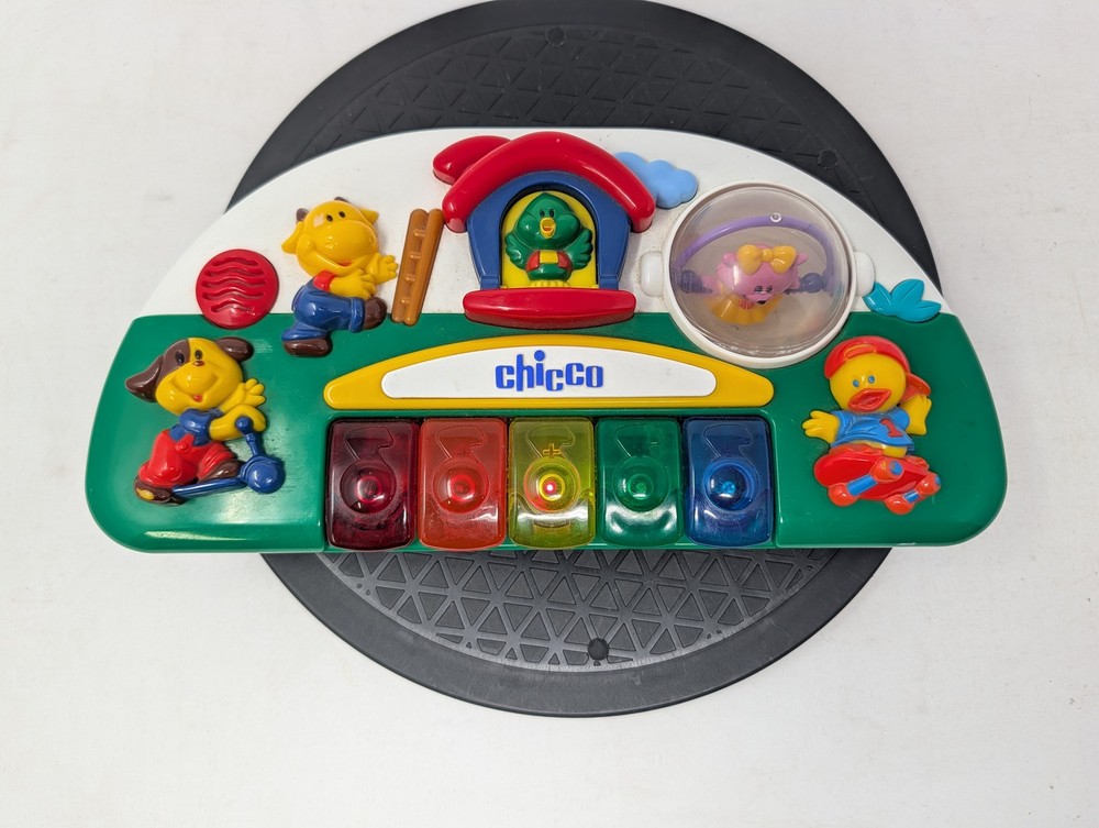 Chicco Musical Activity Center Piano Toy Lights Sounds Animals Developmental