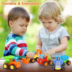 Inertia Toy Early Educational Toddler Baby Toy Friction Powered Cars Push and…