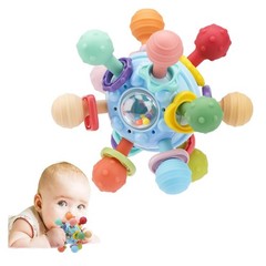 Soft Silicone Montessori Sensory Baby Toy – Teether for Newborns to 18