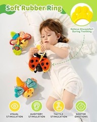 Musical Flying Ladybug Toy – Car Seat, Stroller, Crib & Play Gym Hanging Toys…