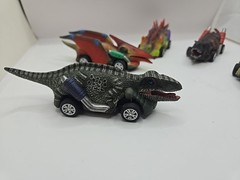 Dinosaur Toy Pull Back Cars 5 Pack Dino Toys Lot Free Shipping See Discription.