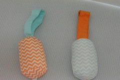 Carters Chime Activity Baby Infant Stroller Clip On Toys Plush Giraffe Elephant