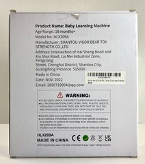 Interactive Baby Learning Machine Multiple Cognition Toy For Kids 18M+