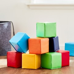 Soft Faux Leather, Multicolor, 9 Pieces, Toddler Toys
