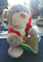 Cuddle Barn Holiday Animated Story Time Plush Teddy Bear-Night Before Christmas