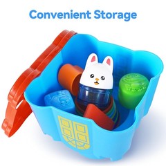 Baby Stacking Toys – Nesting Cups & Shape Sorter for Toddlers, 1-3 Years Old
