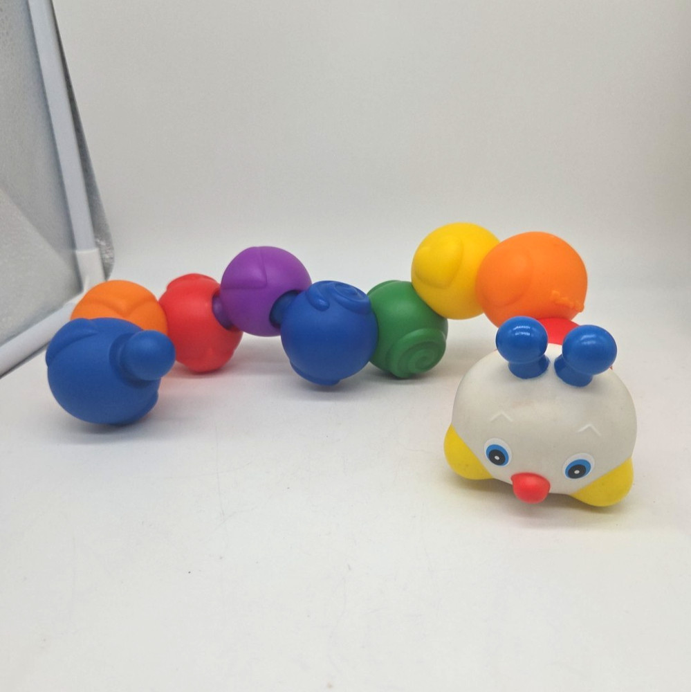 Melissa & Doug Build An Inchworm Snap Beads Caterpillar Infant Developmental Toy