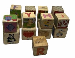 Vintage Kids Montessori Learning Blocks 17 Total