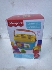 Fisher-Price Baby’s First Blocks Stacking & Shape Sorting Toy, 10 Pieces