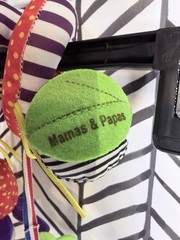 Mamas & Papas Multicolor Hanging Rattles Car Seat Wrap Hanger Baby Toy 6041