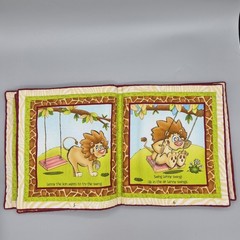 ‘A Jungle Story’ Soft, Washable, Cloth Book for Baby / Toddler Handcrafted