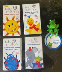 Baby Einstein Discovery Card Lot Animal Nature Language Shapes Travel Flashcards