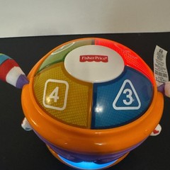 Fisher Price Franky Beats Bat & Boogie Numbers Shapes Lights TESTED WORKS Exclnt