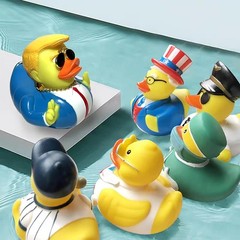 Jeeps Duck Rubber Duckies Trump Collection Baby Bath Ducking Toy Car…