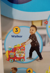 Vtech 4-In-1 Learning Letters Train Sit-To-Stand Walker and Ride-On (Local P/up)