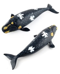 Boys Girls Sea Creatures Models Realistic Whale Figure Soft Plastic Animal Toys