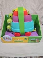 Gigglescape Turtle Pull Along Toy Fun Nesting & Movement Play Ages 18+