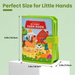 Busy Book for Toddlers, Interactive Busy Book – Educational Quiet Learning To…