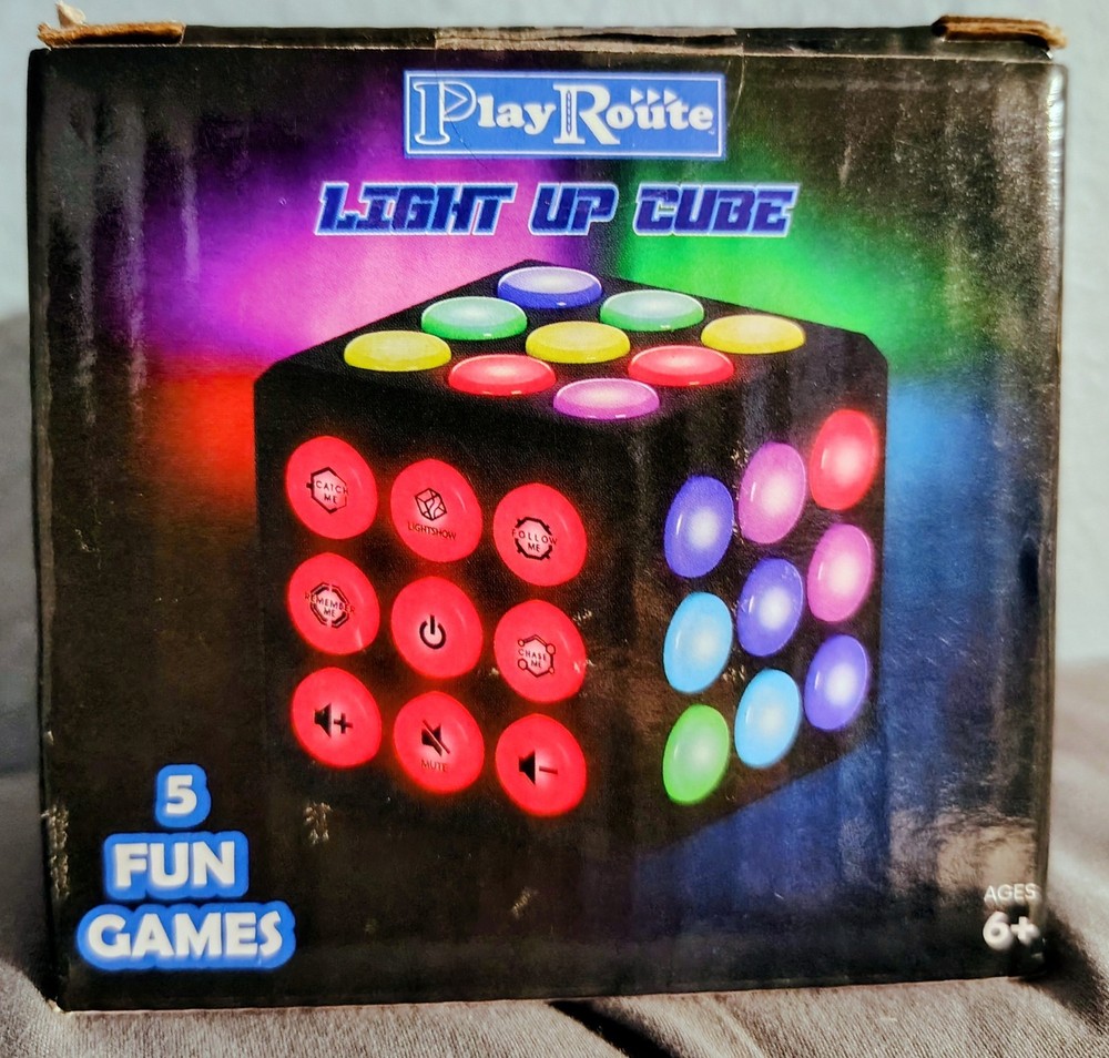 Electronic Brain & Memory Game Cube Fun Toy Gift Idea for Ages 12+ Year Old