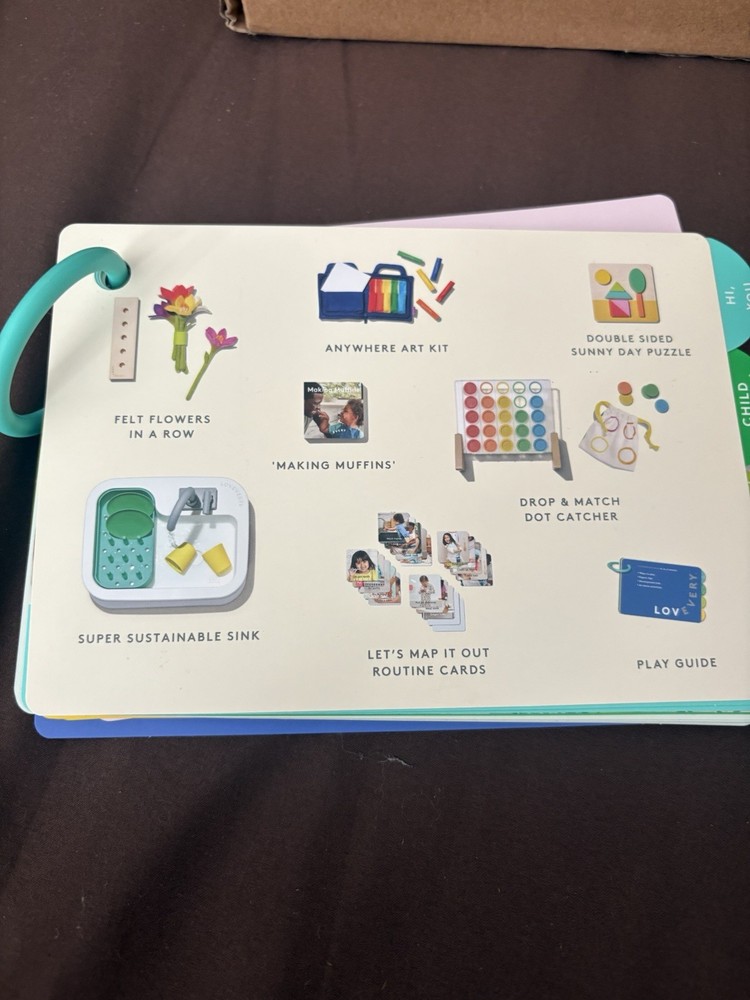 Lovevery the Helper Play Kit for Ages 25, 26 27 Incomplete Set