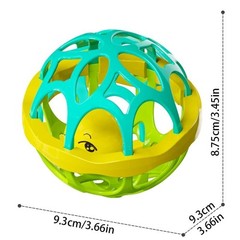 Baby Rattle Sensory Toy Shaker Grasp Ball for Newborn Infants 0-24 Months