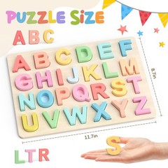 Educational Toys for Kids Toddlers Girls Boys 1 2 3 Year Olds Alphabet Puzzles