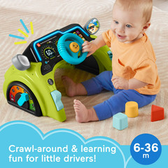 Fisher-Price Laugh & Learn Sit & Steer Driver Learning Toy Baby Toy Ages 6-36M