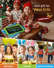 12-Inch LCD Writing Tablet for Kids Colorful Reusable Doodle Pad for Learning