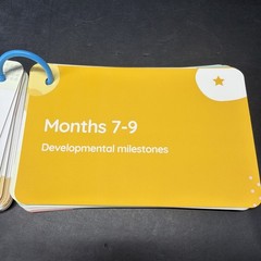 Curious Baby Activity Cards 0-12 Months Complete w/ Box Development Set