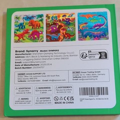 Magnetic Puzzles for Kids, Toddler Dinosaur Jigsaw Puzzles Book Preschool (3+)