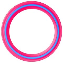 JEEFUD Flying Disc for Kids Adults 11 inch Flying 3pcs (Blue，pink&turquoise)