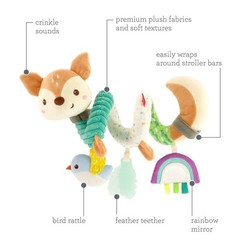 Spiral Activity Toy – Neutral Deer: Car Seat Toy