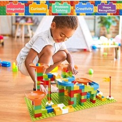 152 PCS – Marble Run Building Blocks Classic Big Blocks Developmental Toy
