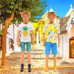12 Items Doll Clothes for Boy Shoes Casual Wear Dolls Pants