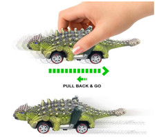 Dinobros Dinosaur Toy Pull Back Cars Lot of 11 Roadster Dino Cars Ages 3 and up