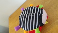 VTech Lady Bug COUNT & HUG Plush Stuffed Baby Songs Shapes Music Crinkle Colors