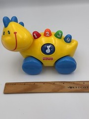 2000 Baby Smartronics Fisher-Price Roll-Along Dino Musical Toy – Numbers 1 to 4