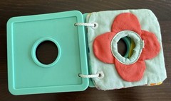 Lovevery Silicone Book Sensory – Crinkle Pages Small Book Baby Toy