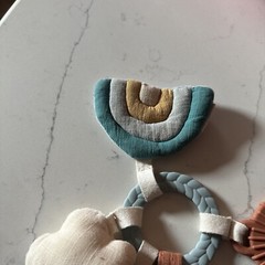 Itzy Ritzy Bitzy Bespoke Jingle Baby Travel Toy Rattle Cloud 0 months+