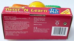 Shelcore TWIST ‘N LEARN for 3-36 mos with soft teethable edges letters animals