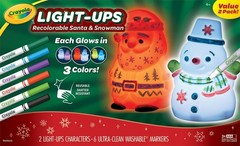 Crayola Light Ups Reindeer, Recolorable Light Up Toy for Kids, Reindeer Decor, G