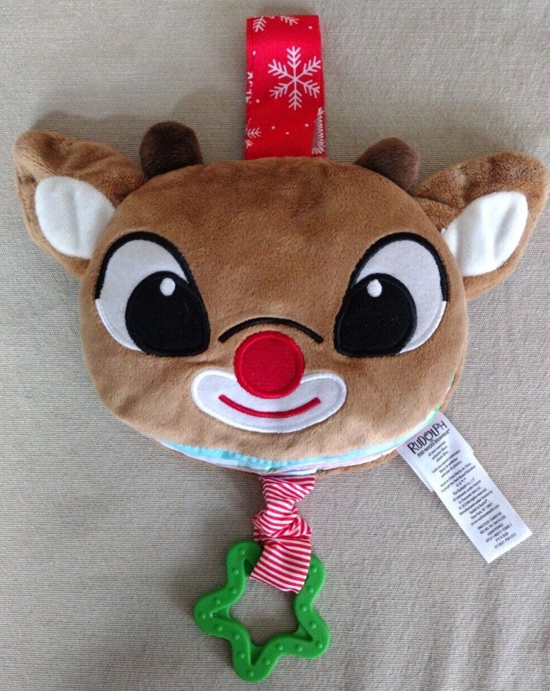 The Rudolph Co. Rudolph the Red Nosed Reindeer Christmas Soft Crinkle Baby Book