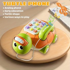Multi-function Musical Turtle Crawling Baby Toys for 6m+ Baby Educational Music