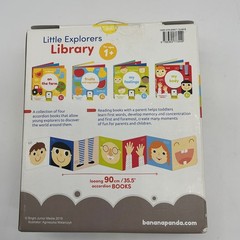 Little Explorers Library 12m+ Baby Books Set And My First Puzzles Fruits And Veg