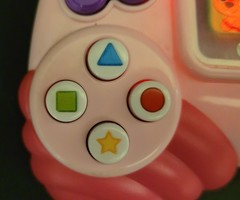LeapFrog Level Up & Learn Controller Pink RARE VIDEO! NICE!