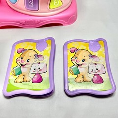 Fisher Price Baby Laugh & Learn My Pretty Learning Lamp w 2 Books – WORKS – READ