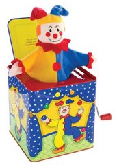 Schylling Toys Classic Jester Jack in the Box #JJB – Clown, Circus, Big Top