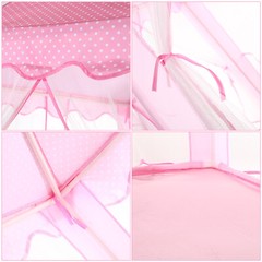 Girls Princess Castle Play Tent Large Indoor Outdoor Kids Playhouse Gift Pink