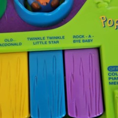 Tiger Electronics Disney Winnie the Pooh Poppin’ Piano Musical Toy 87-001