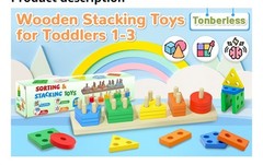 Montessori Toys Wooden Learning Shape Sorter 1-4Year Toddler Kid Preschool NEW